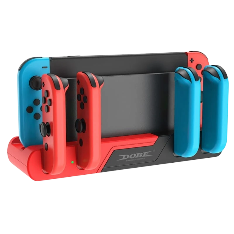 DOBE TNS-0122D Para Joy-Con de Nintendo Switch OLED Rojo/Negro