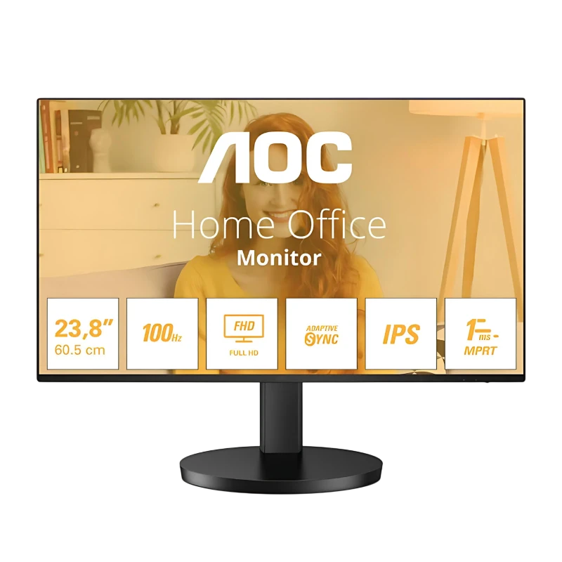 AOC 24B3CA2 23.8 Full HD IPS 100 Hz Negro - Monitor PC