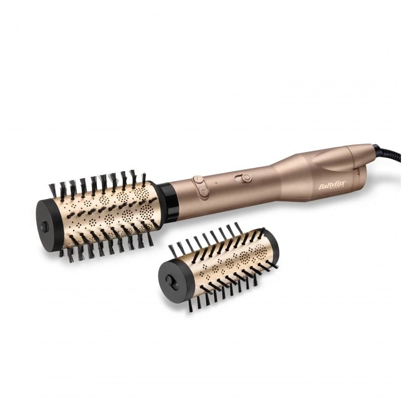 BaByliss Big Hair Dual AS952E 2 cepillos 650 W Airflow 2,5 mts Oro - Cepillo rotatorio