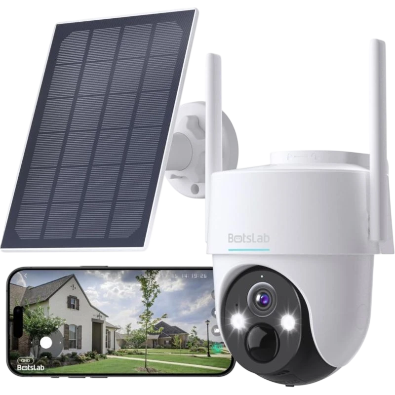 Botslab PT W313 3MP WiFi Panel Solar - Cámara de vigilancia