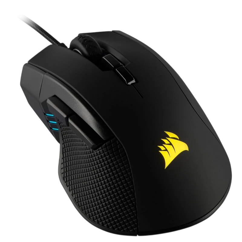 Corsair IRONCLAW RGB USB Negro - Ratón Gaming - 18000 DPI