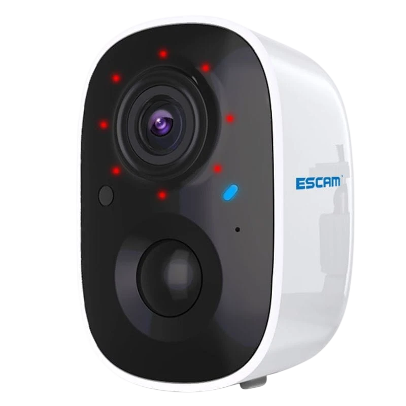 Escam G14 2MP Full HD Visión nocturna Reconocimiento por IA Blanco - Cámara de vigilancia