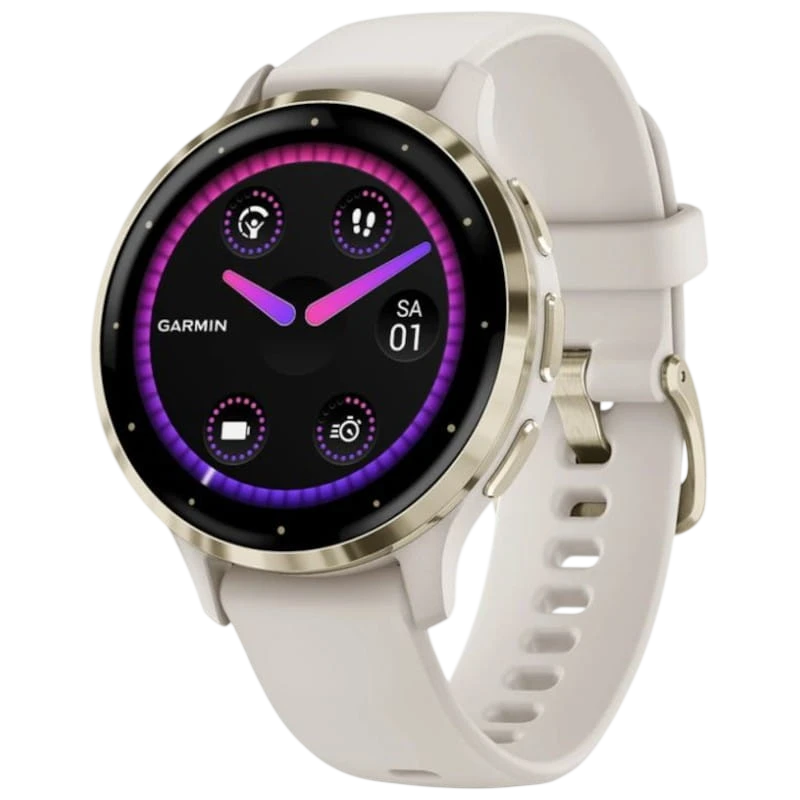 Garmin Venu 3S Gris Dorado – Reloj inteligente