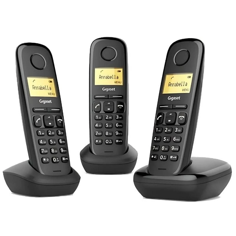 Gigaset A170 Trio Teléfono DECT/analógico Negro - Teléfono