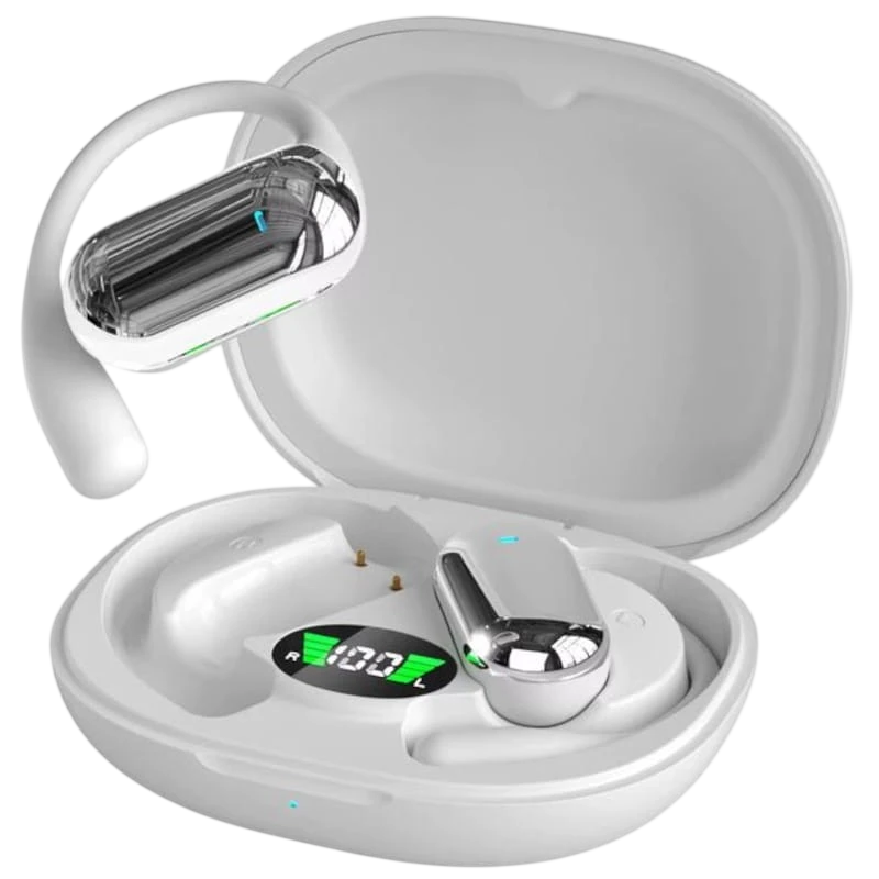 HBQ YYK-Q16S Gancho Blanco - Auriculares Bluetooth
