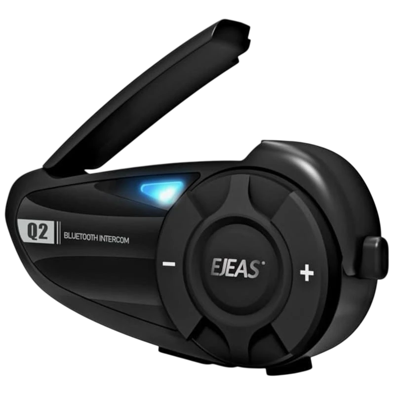 EJEAS Q2 Full Duplex para 2 conductores - Intercomunicador para Moto