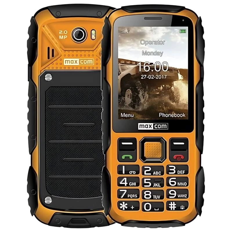 MaxCom MM920 Ruggerizado Amarillo - Teléfono básico