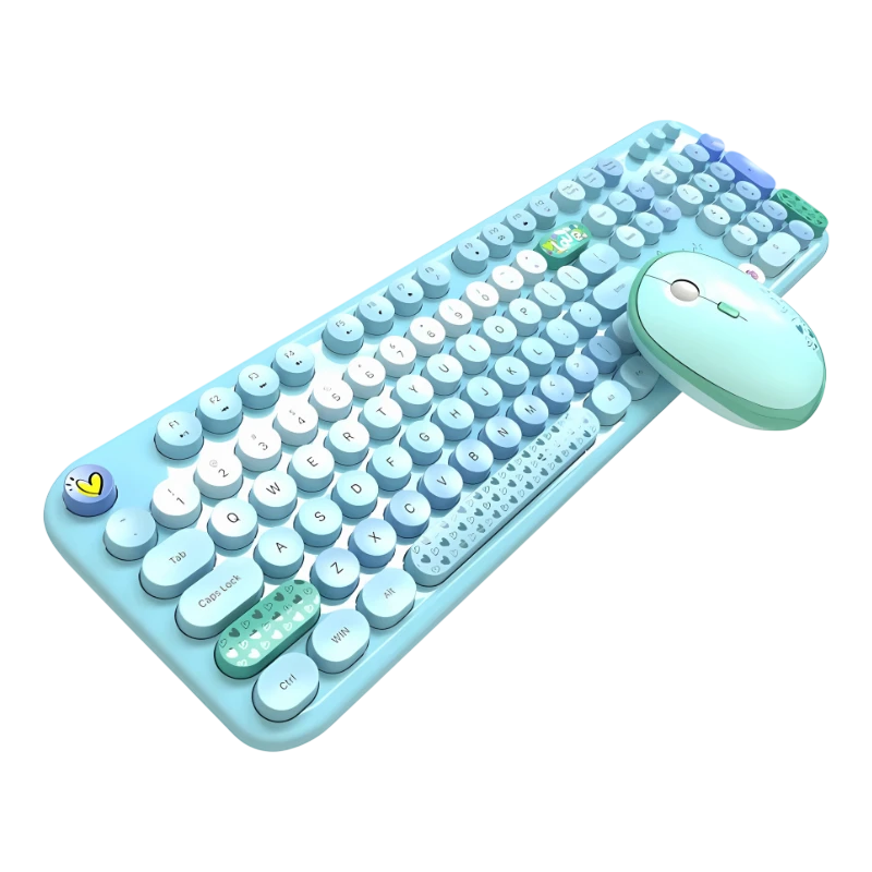 MOFII Lovely Azul - Kit teclado y ratón