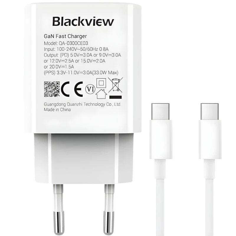 Blackview 33W USB-C carga rápida - Cargador de pared