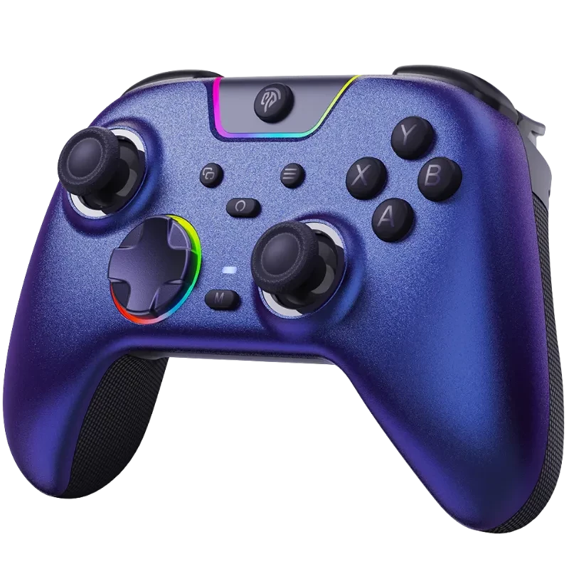 EasySMX X05 Pro PC Gamepad Púrpura - Mando multiplataforma con  triple conexión 2.4 GHz/Bluetooth/USB-C