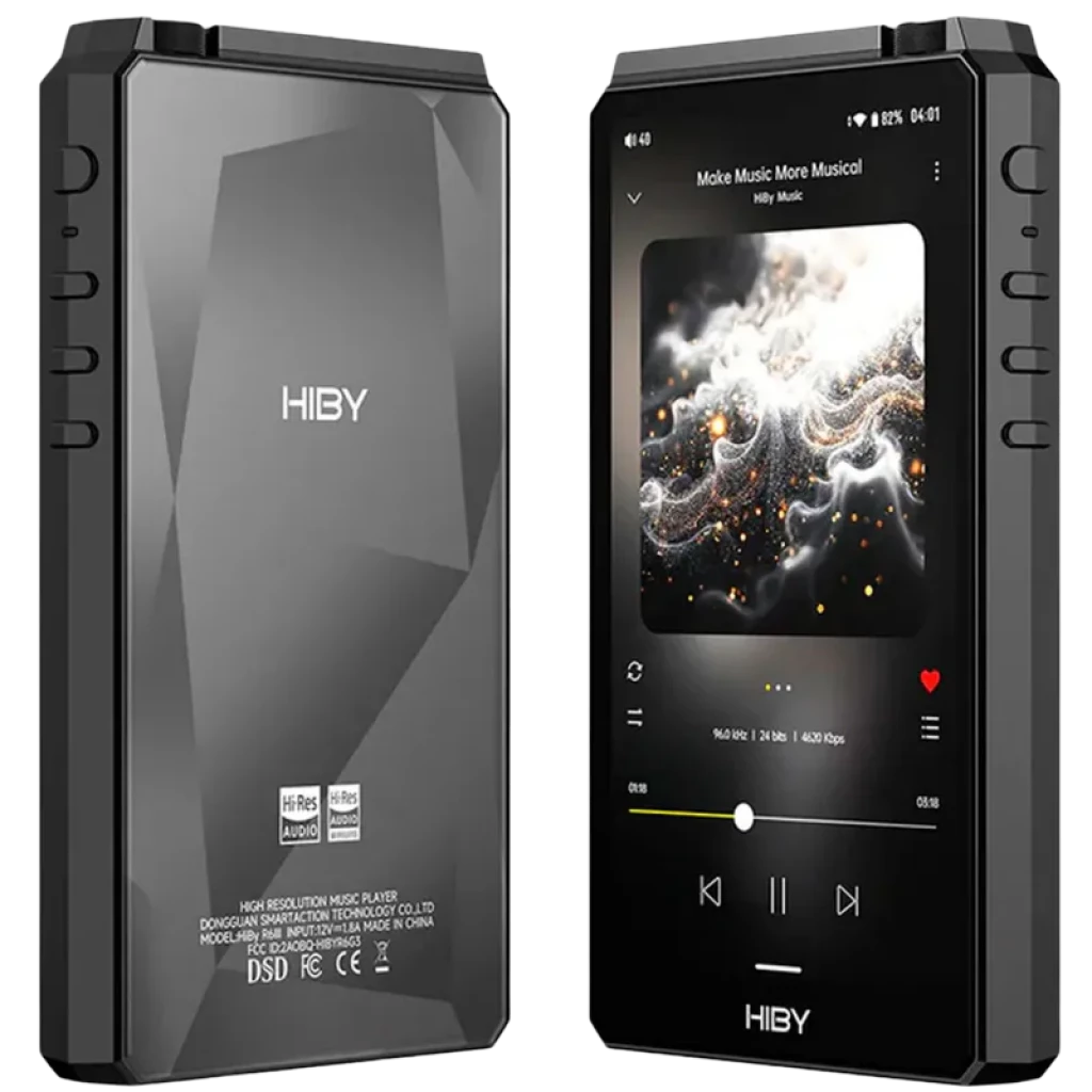 Hiby R6 III (Gen 3) 2025 Negro - Reproductor de Audio Digital Hi-Res con Dac Cs43198 Android 12