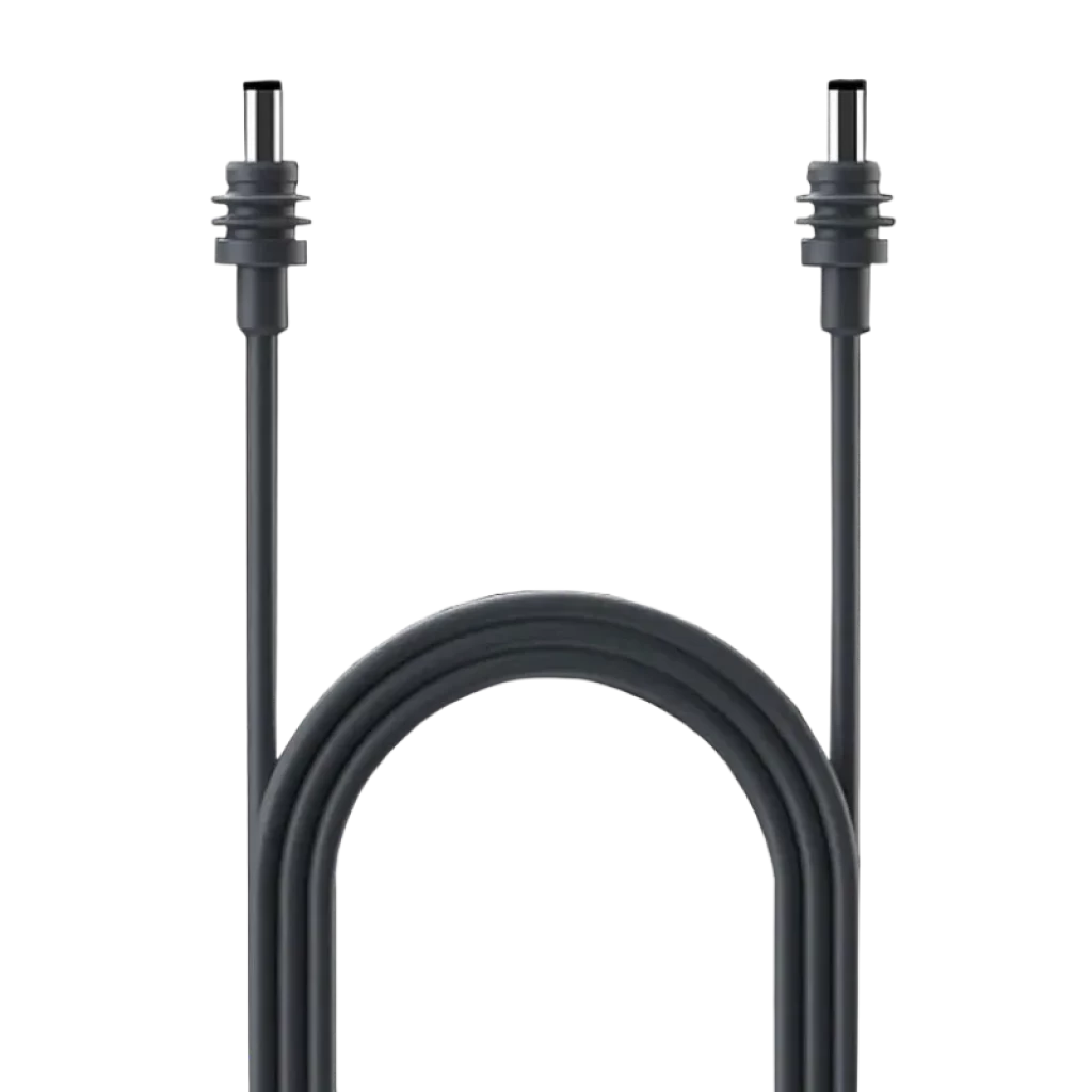 Cable Starlink Mini DC de 30 metros en color gris con conectores sellados