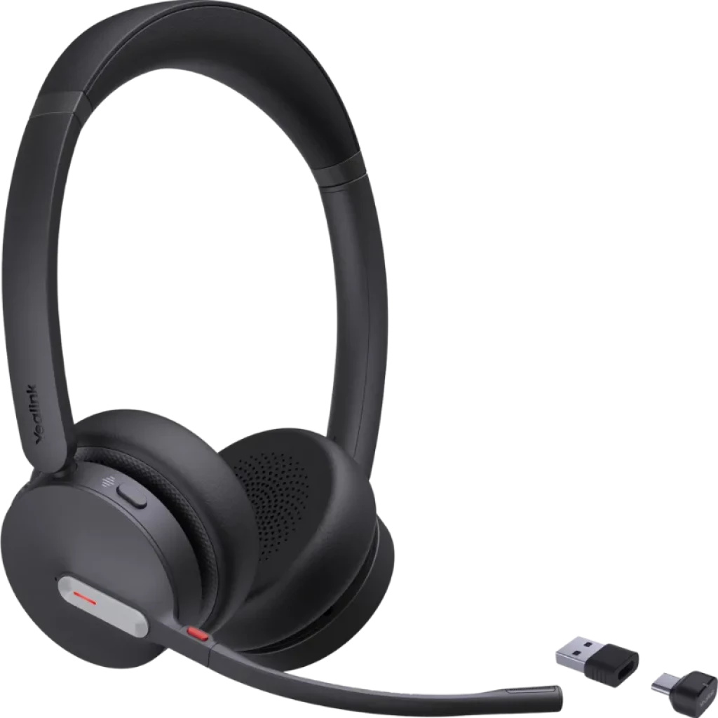 Yealink 1208704 - Auriculares inalámbricos estéreo Bluetooth (USB-C y USB-A)