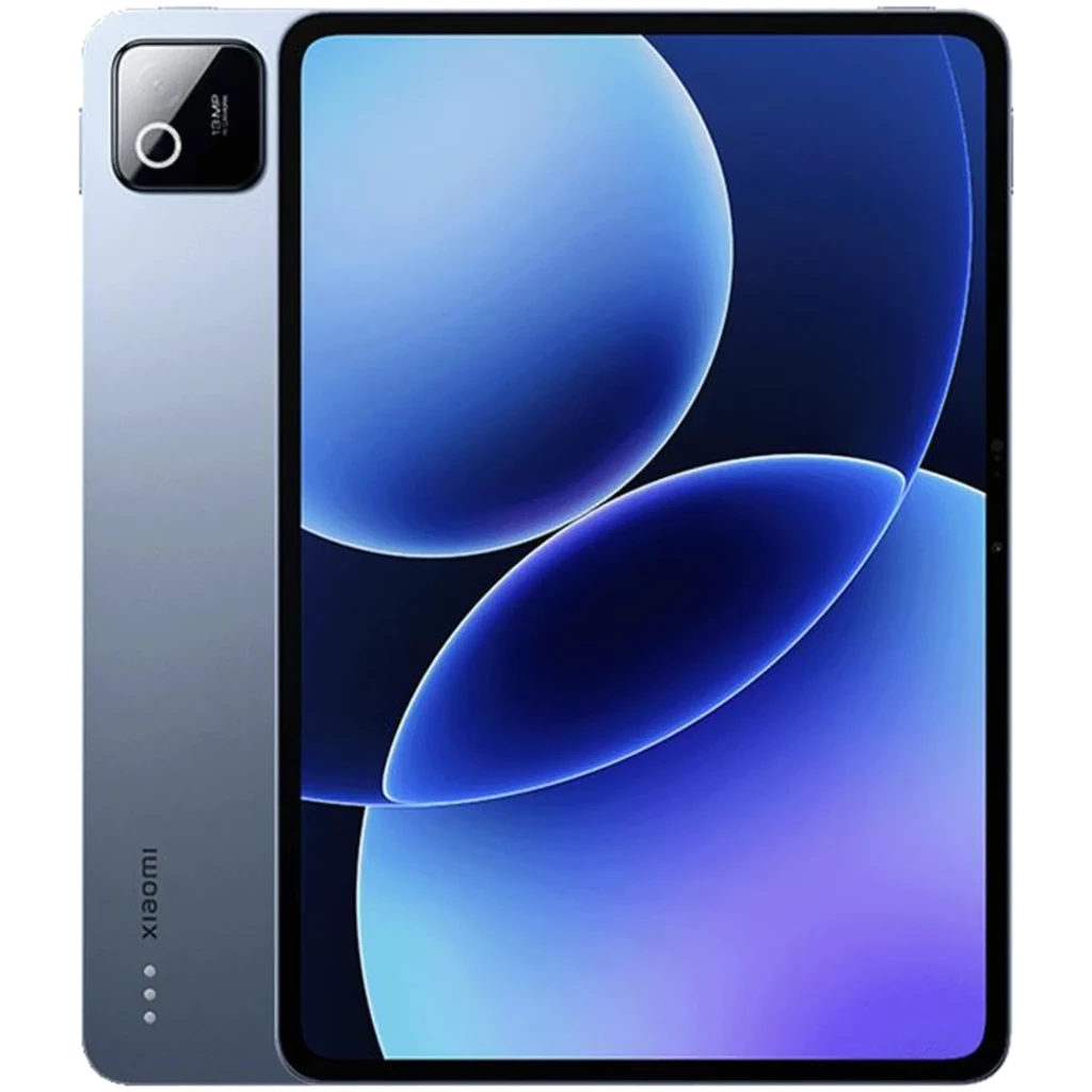 Xiaomi Pad 8 8GB/128GB Azul Tablet con pantalla grande de marcos finos, trasera metálica azul y cámara trasera cuadrada con flash en módulo elevado