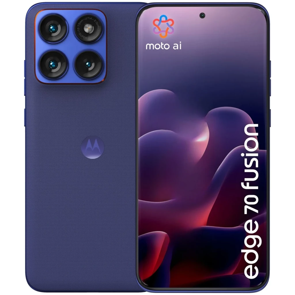 Motorola Moto Edge 70 Fusion 256GB PANTONE Orient Blue Pantalla pOLED 144 Hz 8GB de RAM Batería de 5200 mAh