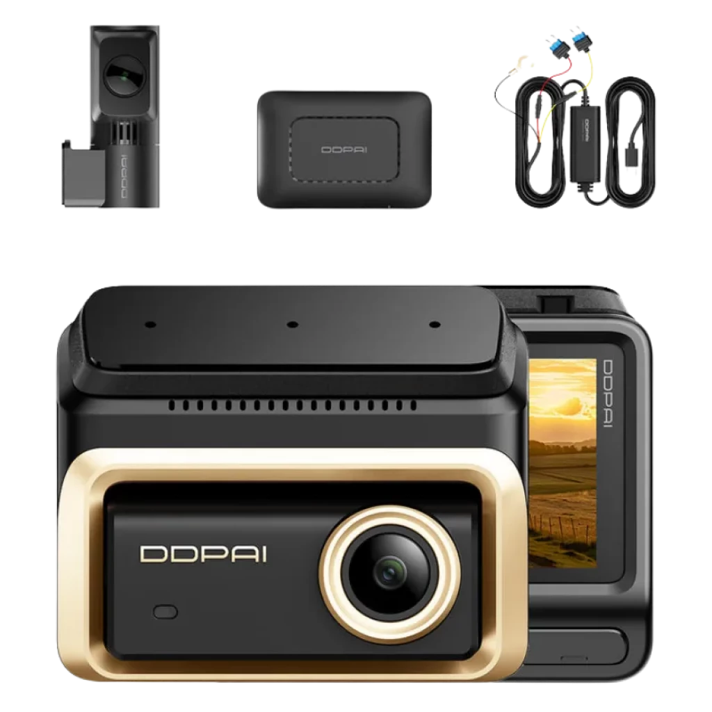 Set completo de cámaras DDPAI Z90 Master: frontal y trasera con módulo 4G