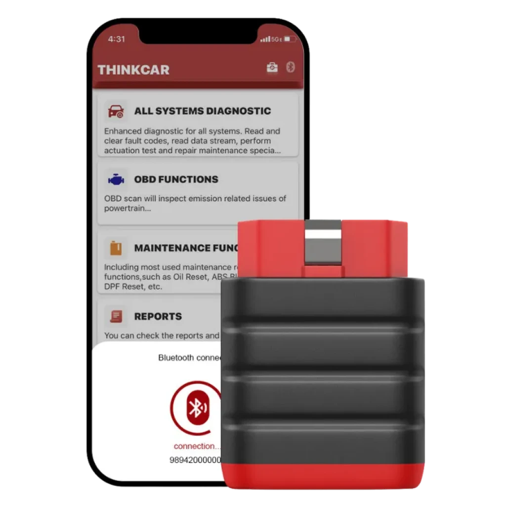 Escáner Thinkcar Thinkdiag Mini conector OBD2