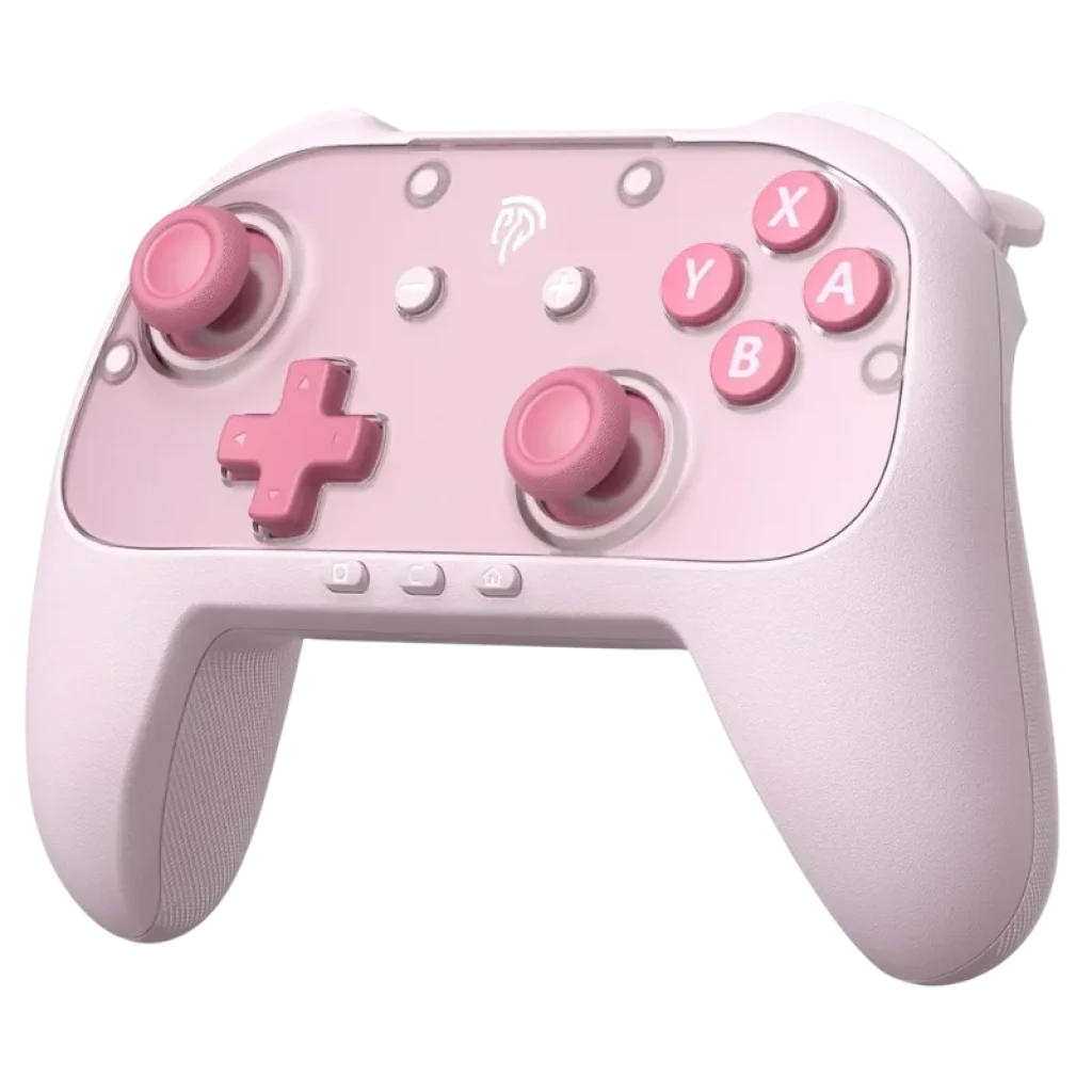 Gamepad EasySMX S10C Rosa con joysticks Efecto Hall