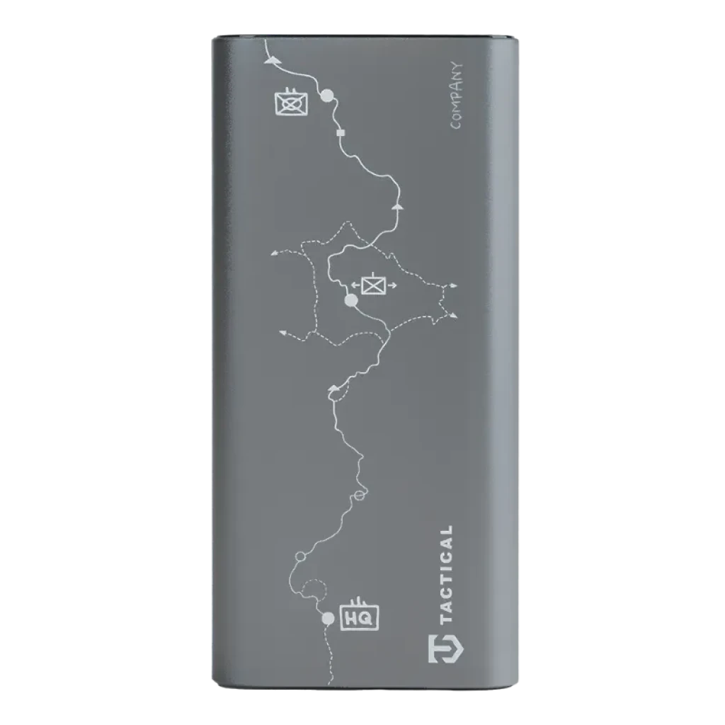 Batería Externa Tactical Squad Company 30W 10000mAh chasis de aluminio y pantalla LED