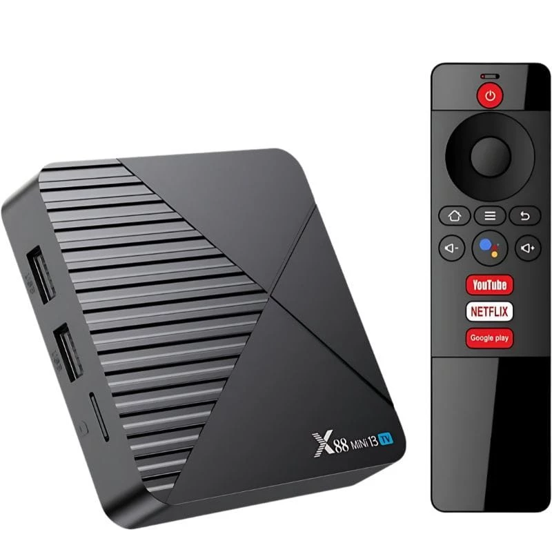 X88 Mini 13 TV RK3528 4GB/64GB Android 13 Negro - Android TV