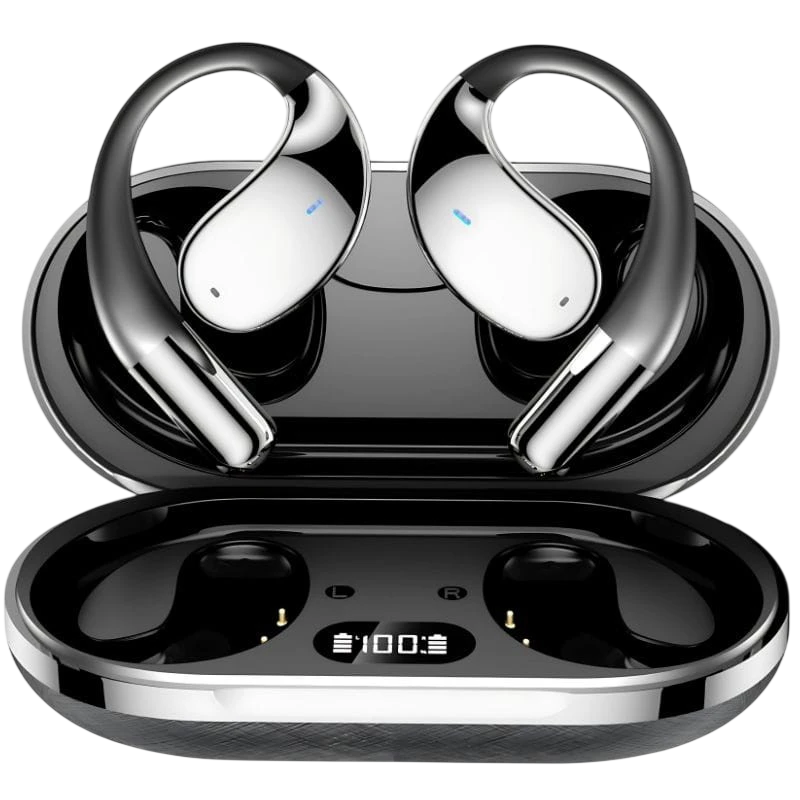 HBQ YYK-Q39 Gancho Negro - Auriculares Bluetooth