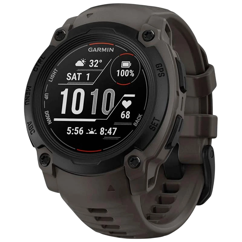 Garmin Instinct E 40mm Negro con Correa Carbón - Reloj Inteligente con GPS