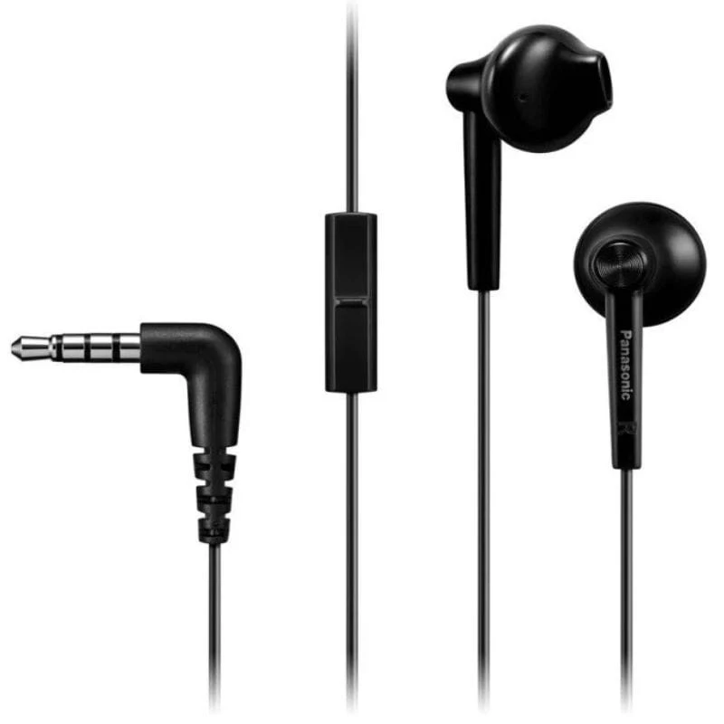 Panasonic RP-TCM55E Sonido estéreo Negro - Auriculares Alámbrico