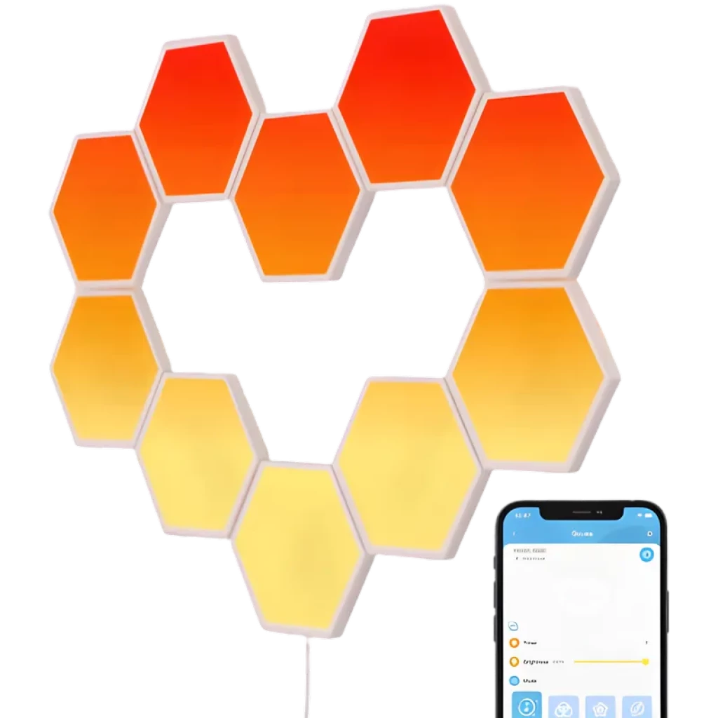 Govee H6061 Glide Hexa Light RGBIC Wifi, Bluetooth - Panel de luz inteligente