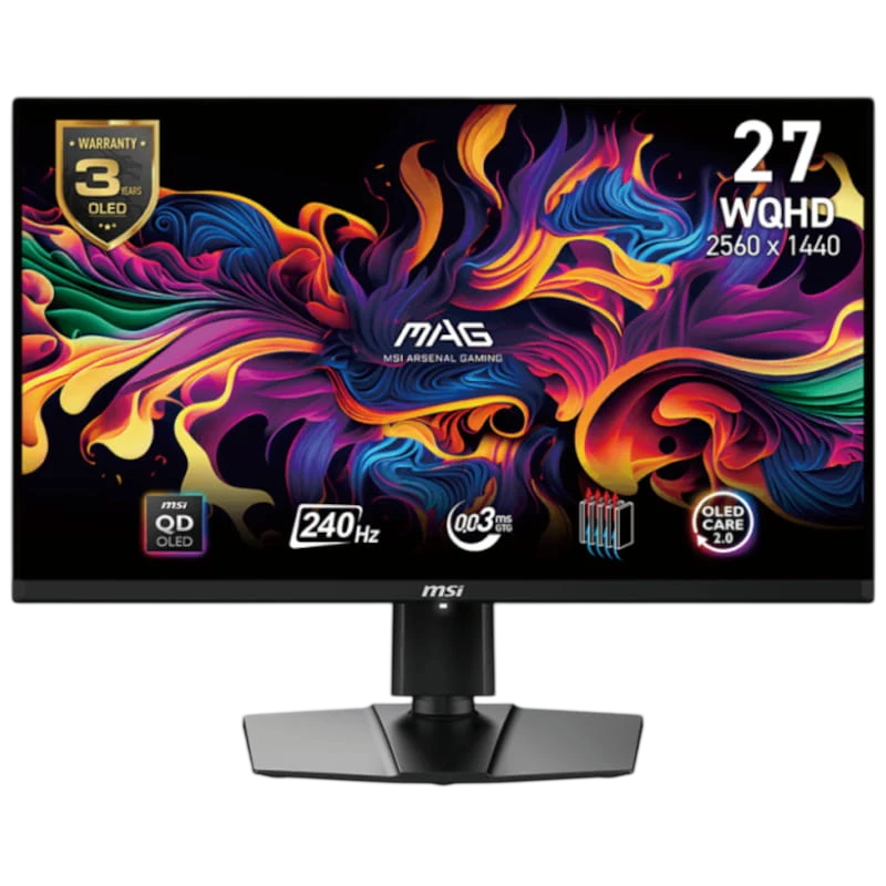 MSI MAG 271QPXDE E2 27 QHD QD-OLED 240 Hz Negro - Monitor Gaming