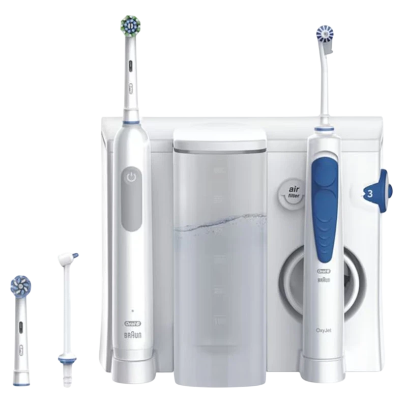 Oral-B Health Center - Cepillo de dientes eléctrico Pro Series 1 + Irrigador dental