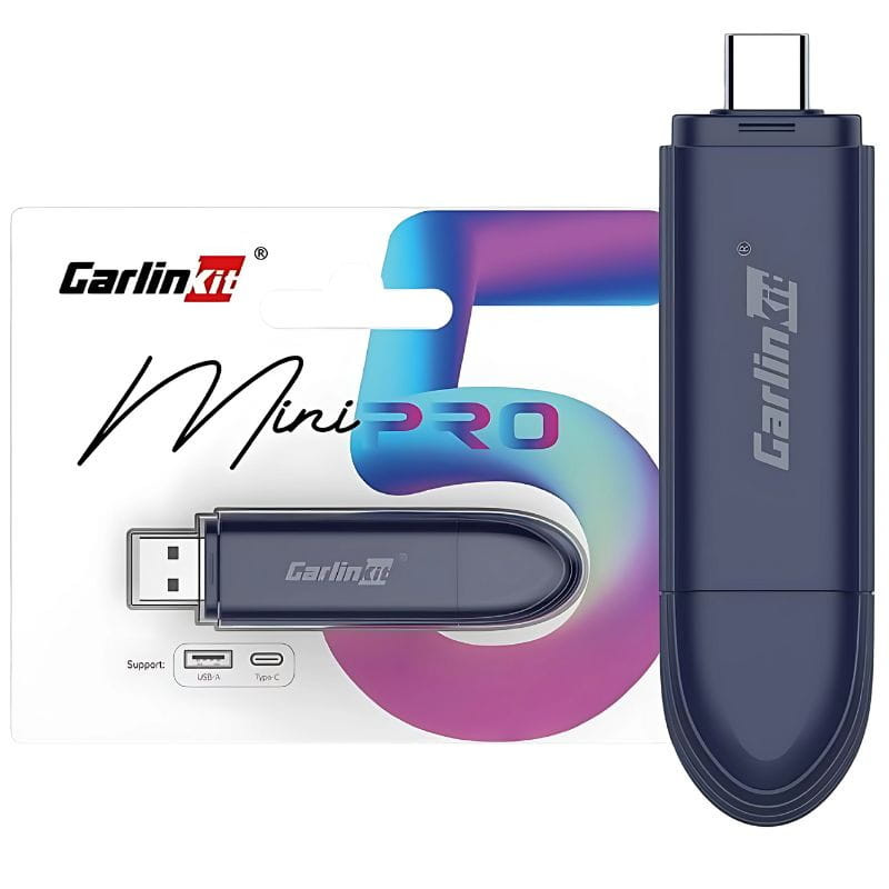 Carlinkit Mini 5 Pro - Adaptador inalámbrico Carplay y Android Auto - Desprecintado