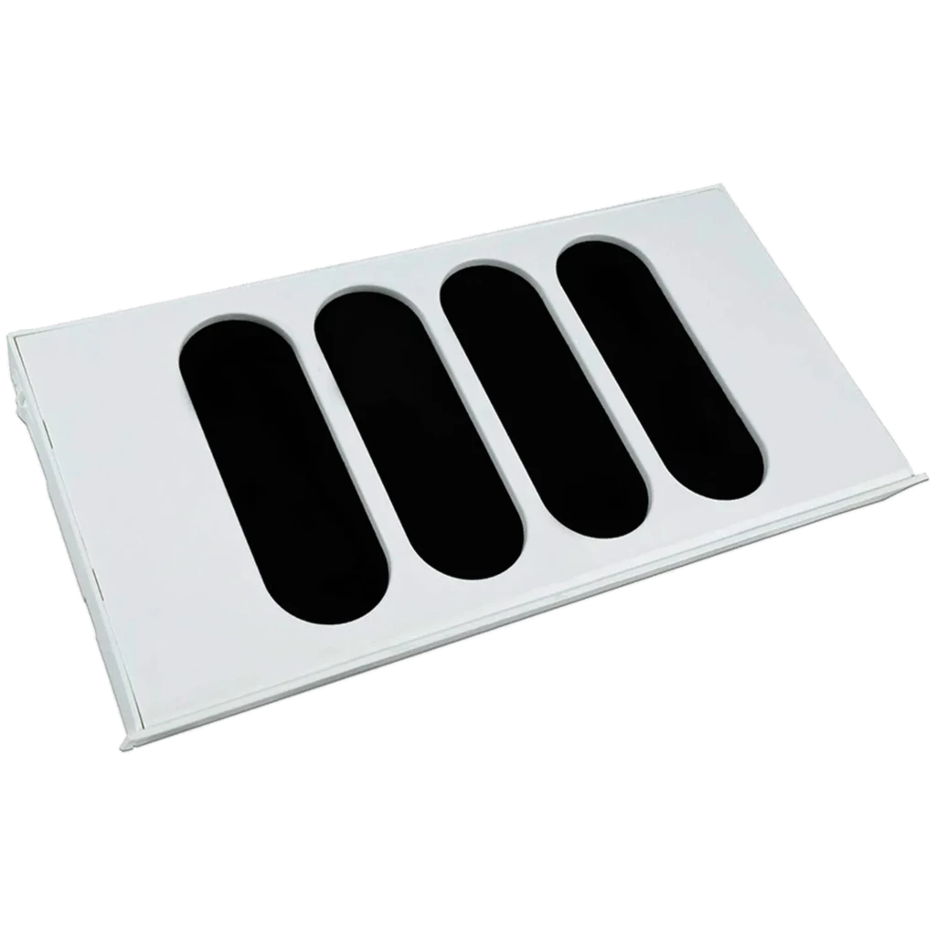 CATLINK Filtro de Carbón Activo para Catlink Ultra Pro y Pro X, cartucho rectangular blanco con cuatro ranuras negras alargadas, diseño modular reemplazable
