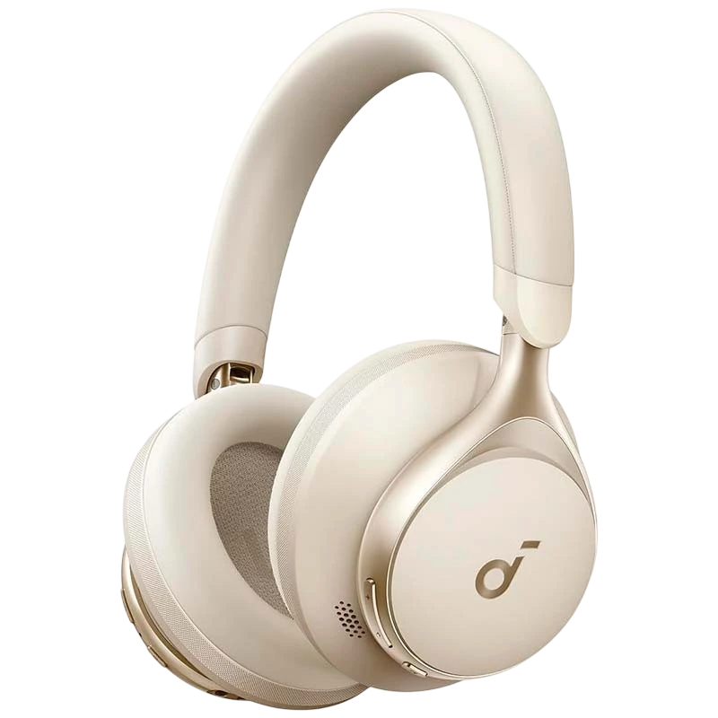 Soundcore Space One Blanco con cancelación de ruido (ANC) - Auriculares Bluetooth