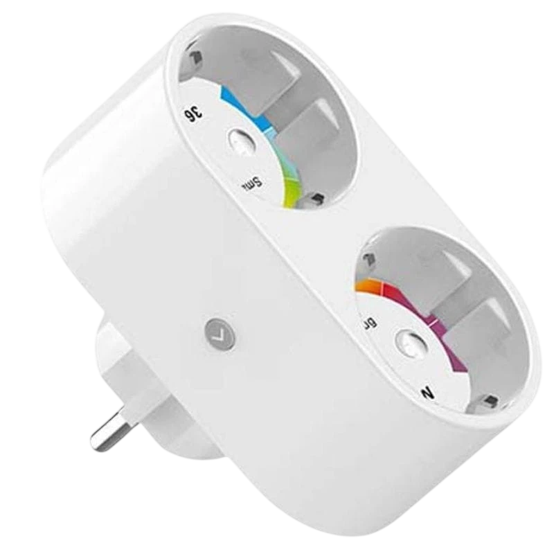 Gosund SP211 3680 W 16 A Wi-Fi 2,4 GHz Doble Blanco - Enchufe inteligente