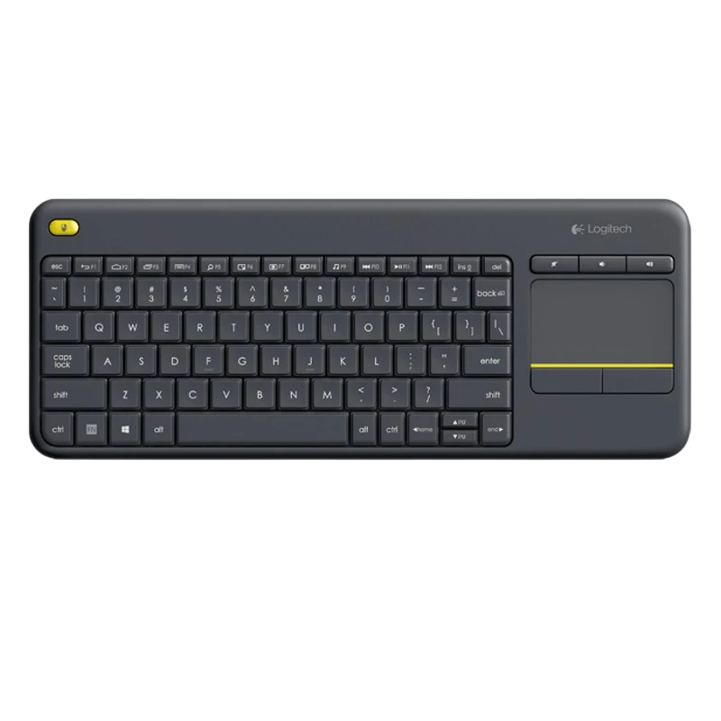 Teclado InalámbricoK400 Plus con Touch Keyboard Negro