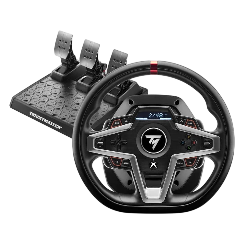 Thrustmaster T248 PC/Xbox Series X|S/Xbox One - Combo Volante + pedales magnéticos