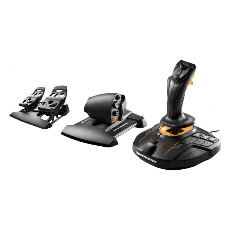 Thrustmaster T-16000M FCS Flight Pack PC - Palanca de vuelo, Acelerador y Pedales