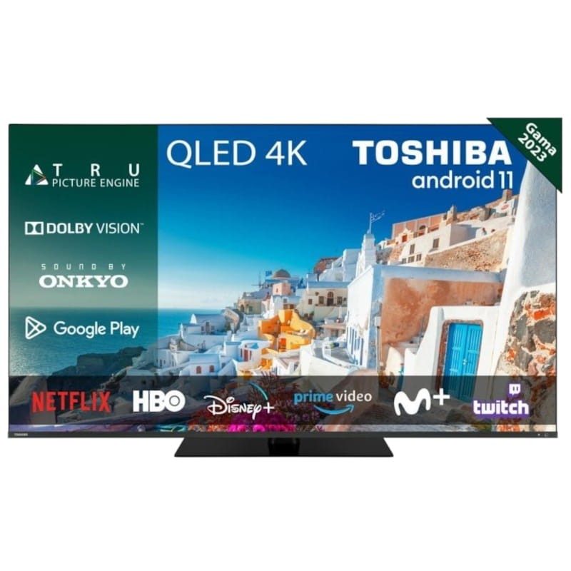 Toshiba 55QA7D63DG 55 QLED UltraHD Smart TV Negro  - Televisor