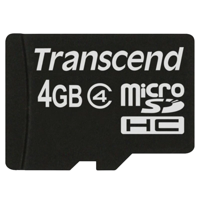 Transcend TS4GUSDC4 4 GB Clase 4 MLC NAND Negro - Tarjeta microSD