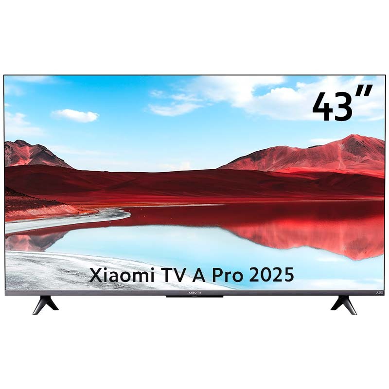 Xiaomi TV A Pro 43 2025 QLED 4K UHD Dolby Audio - Televisión con Google TV